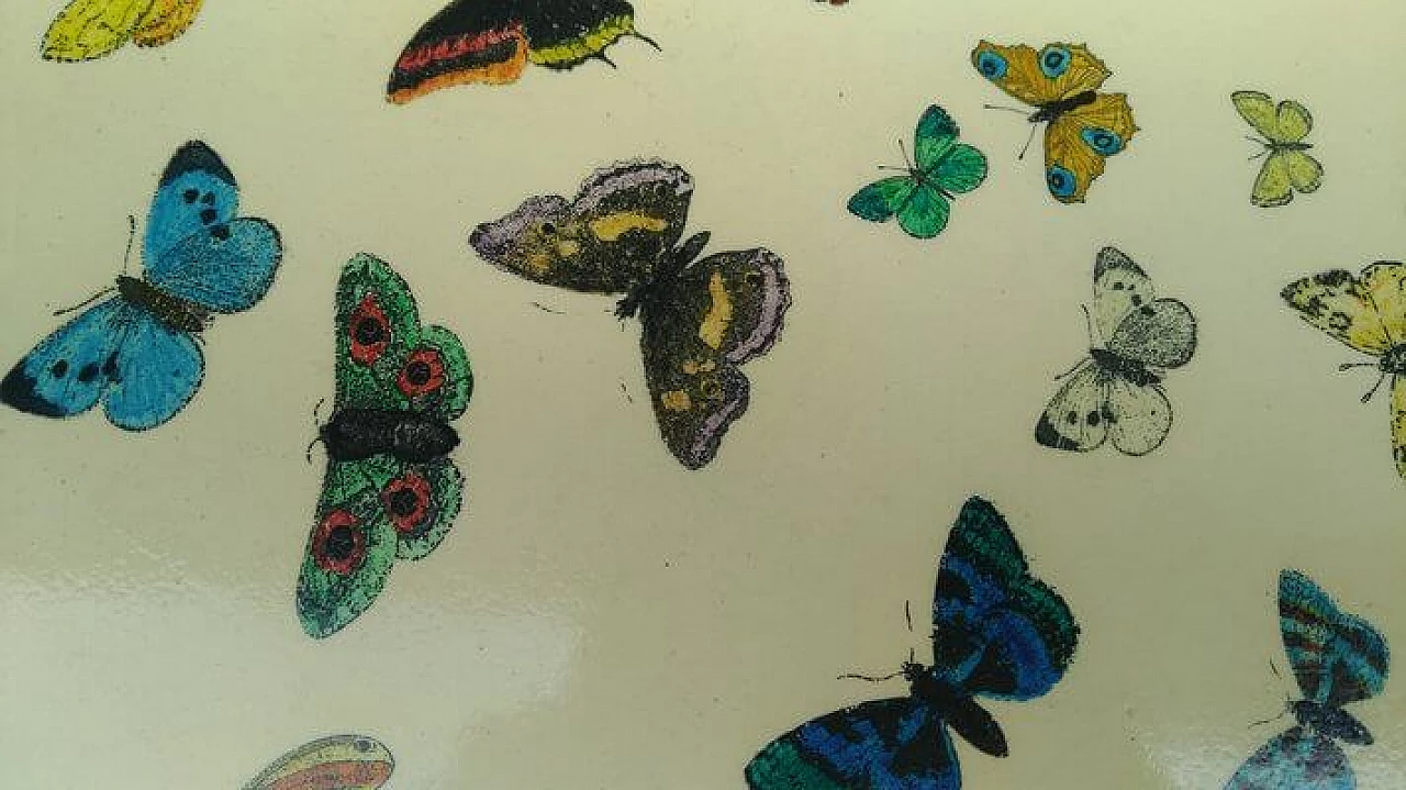 Tavolino da caffè in legno laccato, anni '50 7