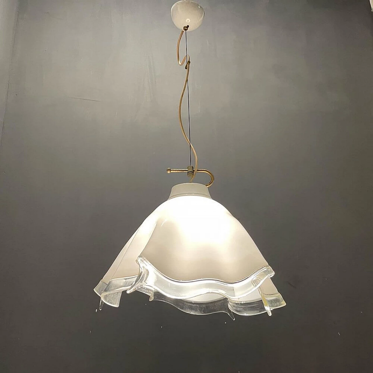 Hand-blown Murano glass chandelier, 1960s 1
