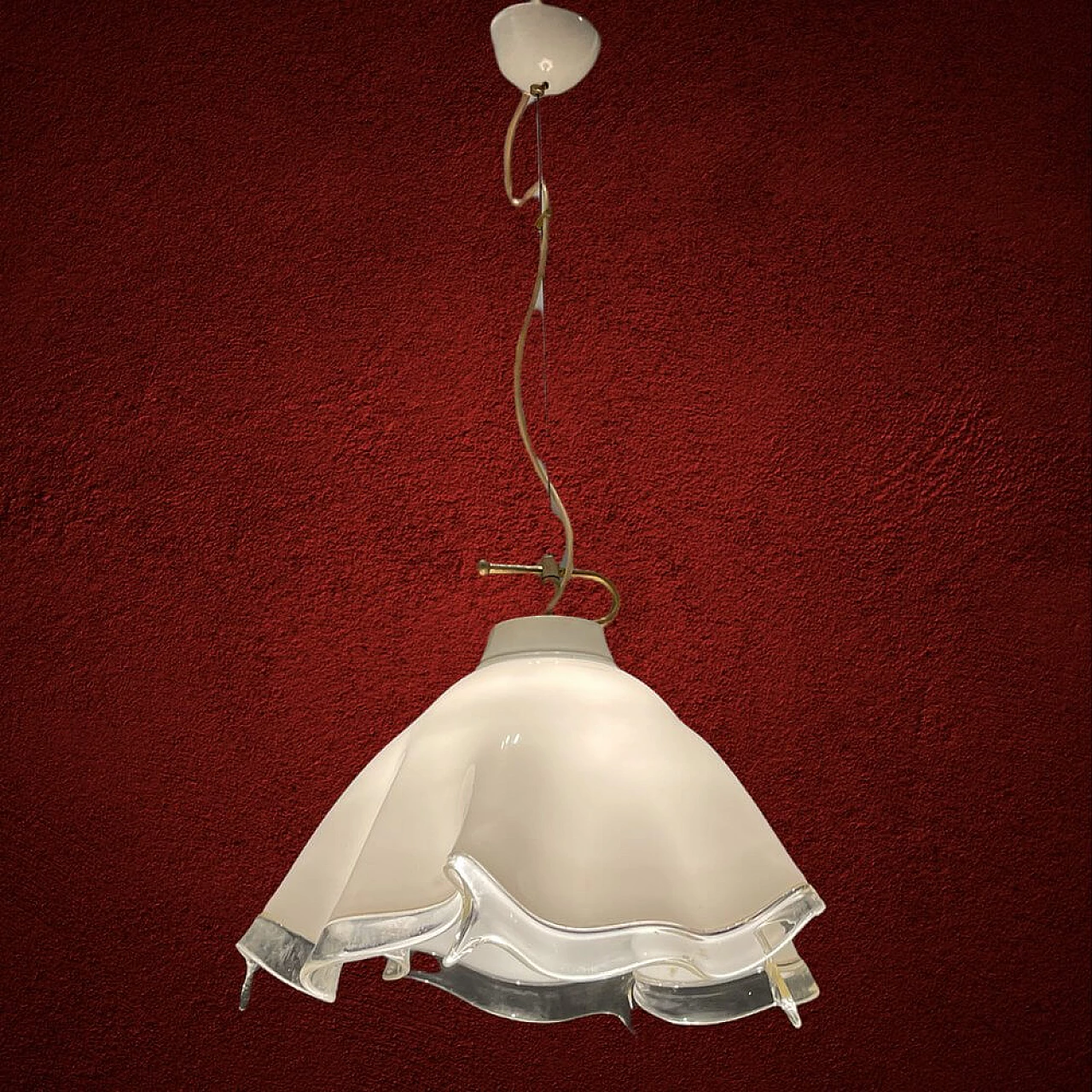 Hand-blown Murano glass chandelier, 1960s 5