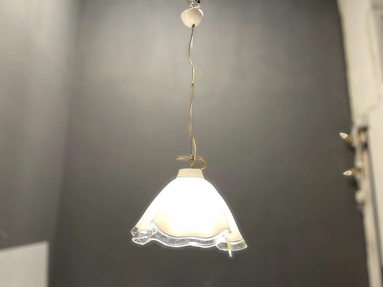 Hand-blown Murano glass chandelier, 1960s 8