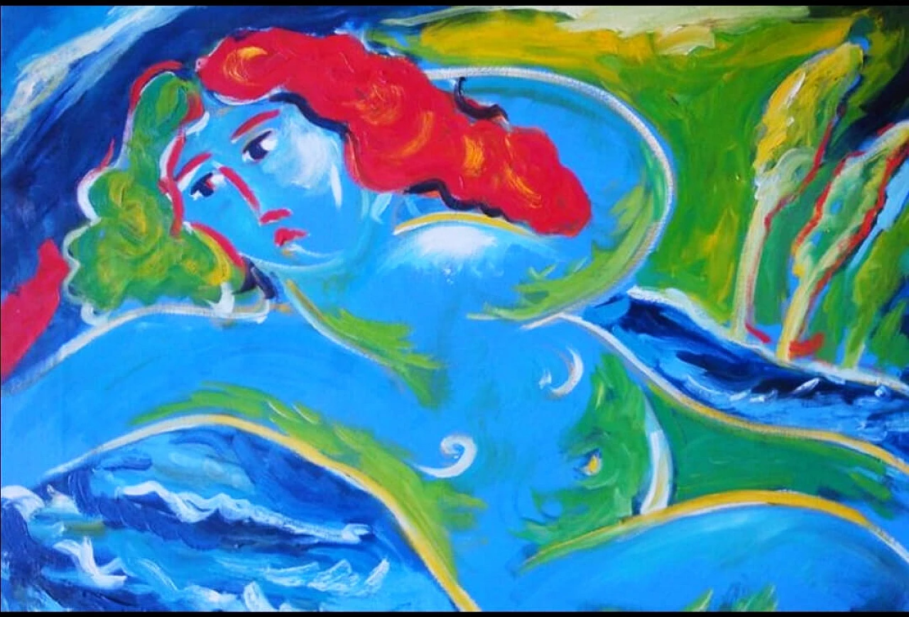 Germanà Mimmo, oil painting on canvas, 1990 1
