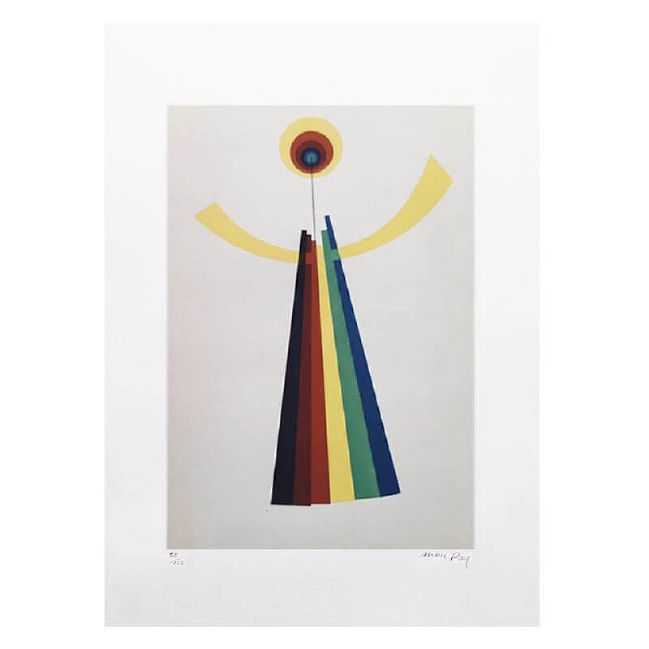 Man Ray, the mime, limited edition lithograph, 1972 1