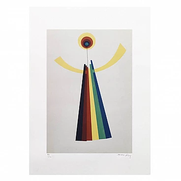Man Ray, il mimo,  litografia a edizione limitata, 1972