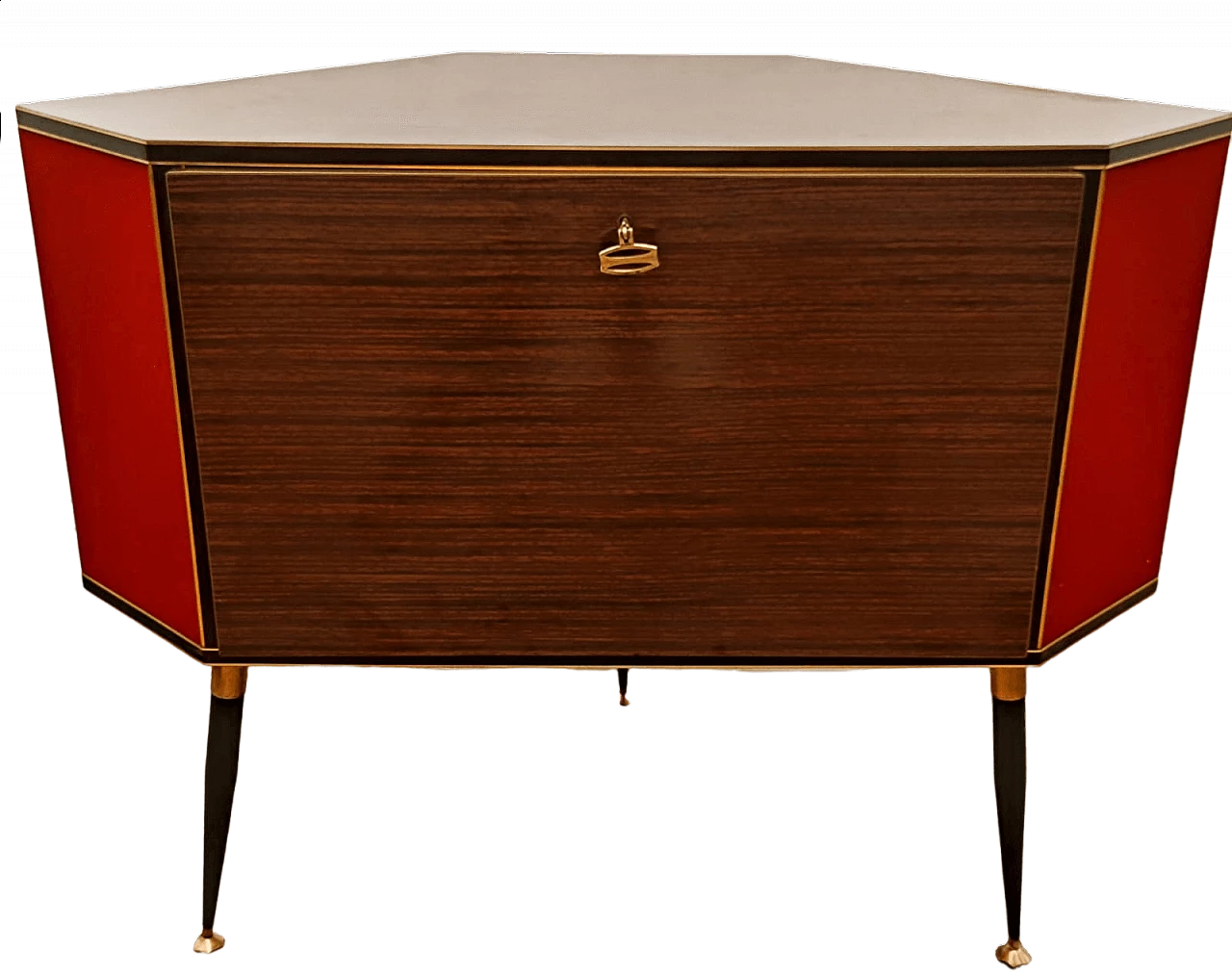 Bar cabinet in wood, 1970s 32