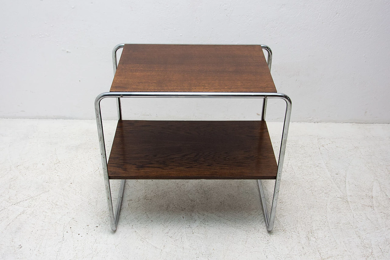 Bauhaus-style coffee table in the manner of Marcel Breuer, 1930s 10