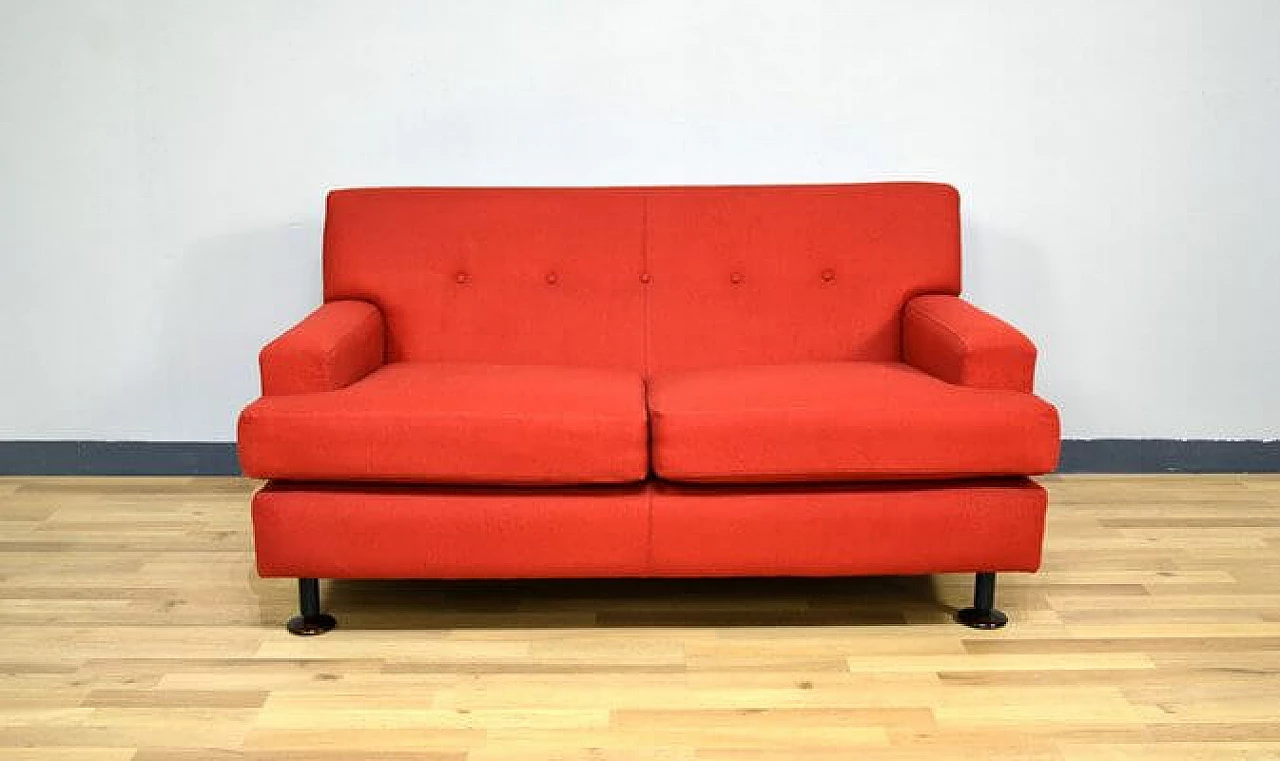 Square two-seater sofa by Marco Zanuso for Arflex, 1960s 2