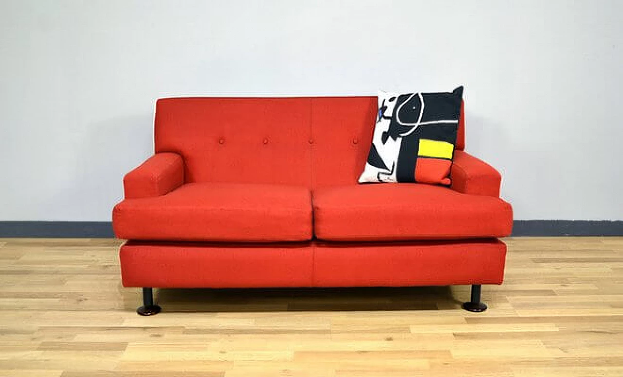 Square two-seater sofa by Marco Zanuso for Arflex, 1960s 4