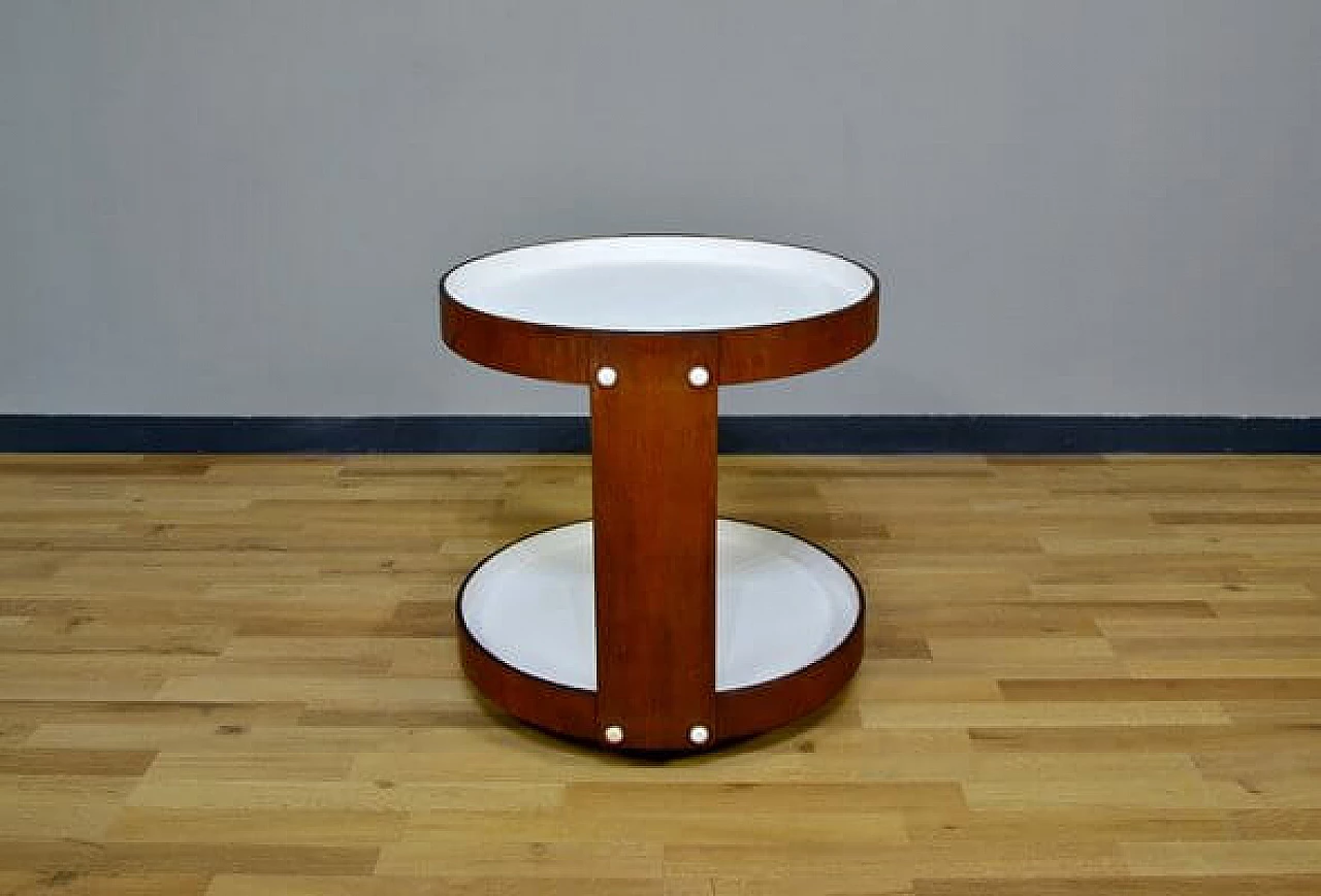 Beech bar trolley by Zebra Mobili, 1960s 3