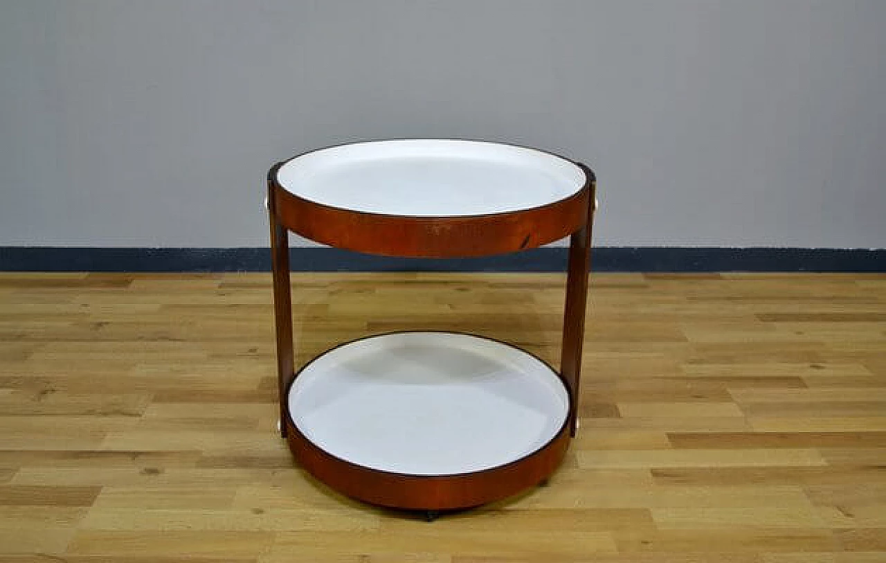 Beech bar trolley by Zebra Mobili, 1960s 4