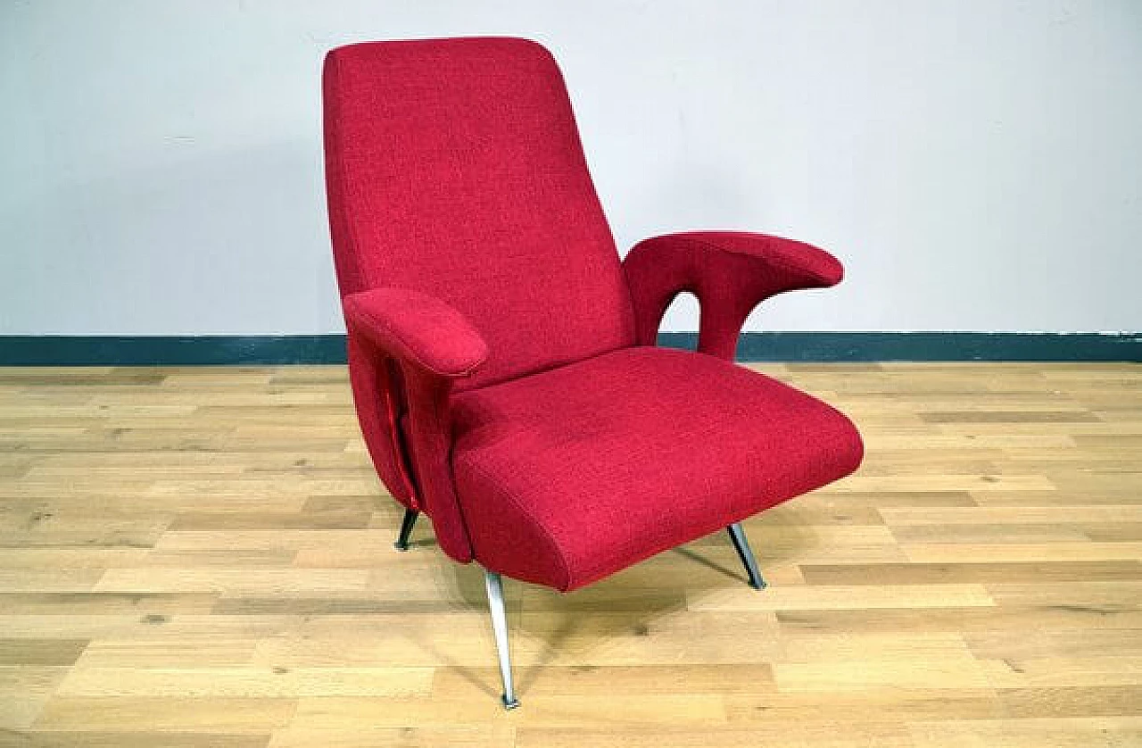 Armchair in fabric by Framar, 1960s 1