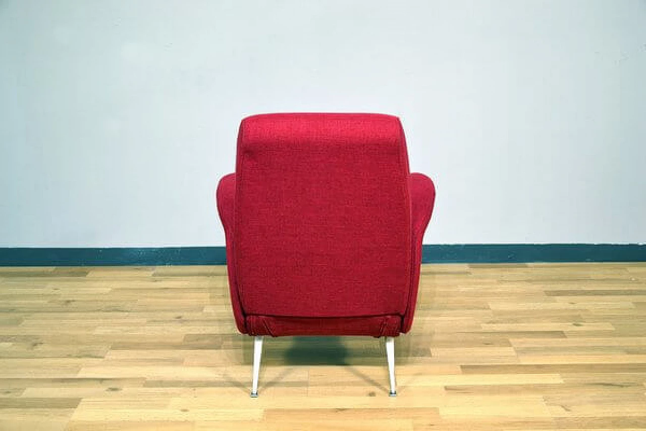 Armchair in fabric by Framar, 1960s 5