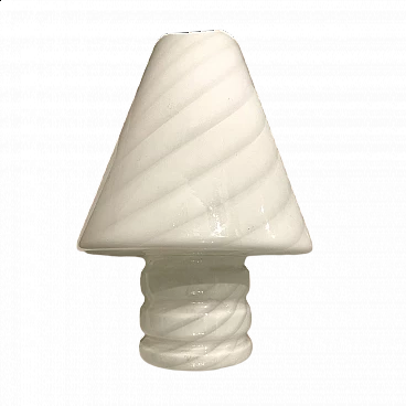 Swirl Murano glass table lamp by Venini, 1960s