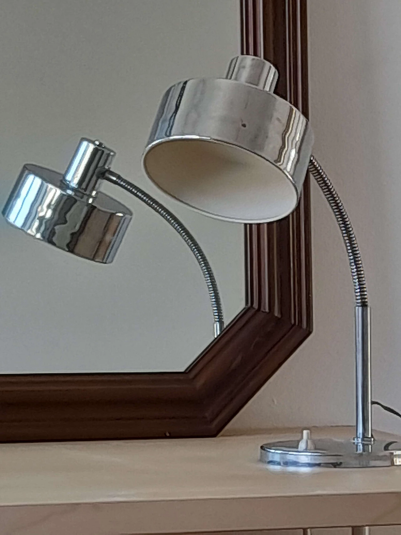 Steel table lamp, 1970s 5