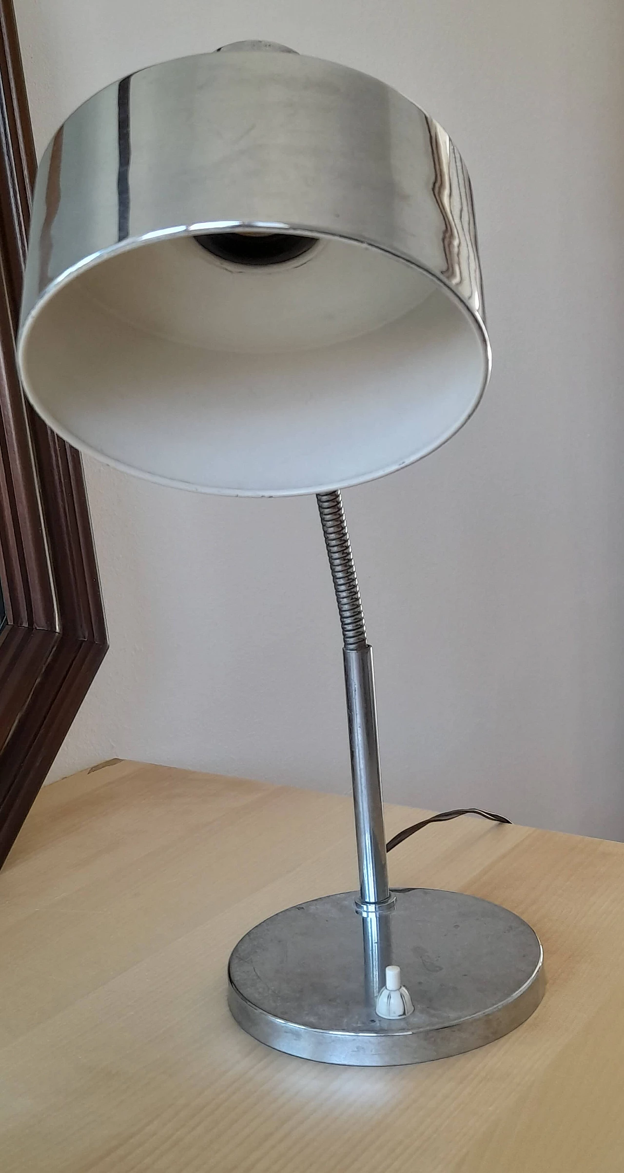 Steel table lamp, 1970s 7