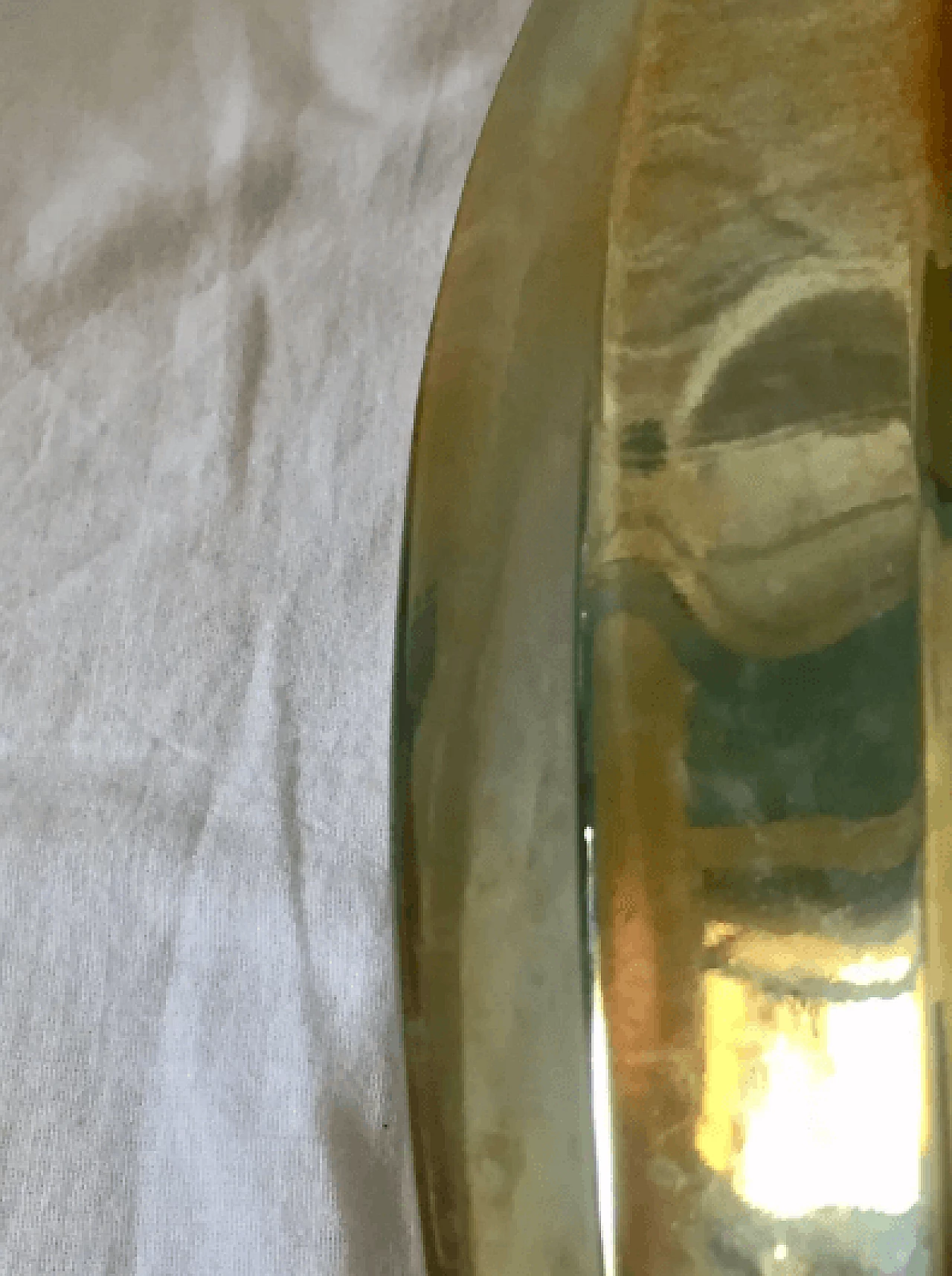 Vaso modernista in vetro iridescente e traslucido con sfumature d'argento, anni '80 6
