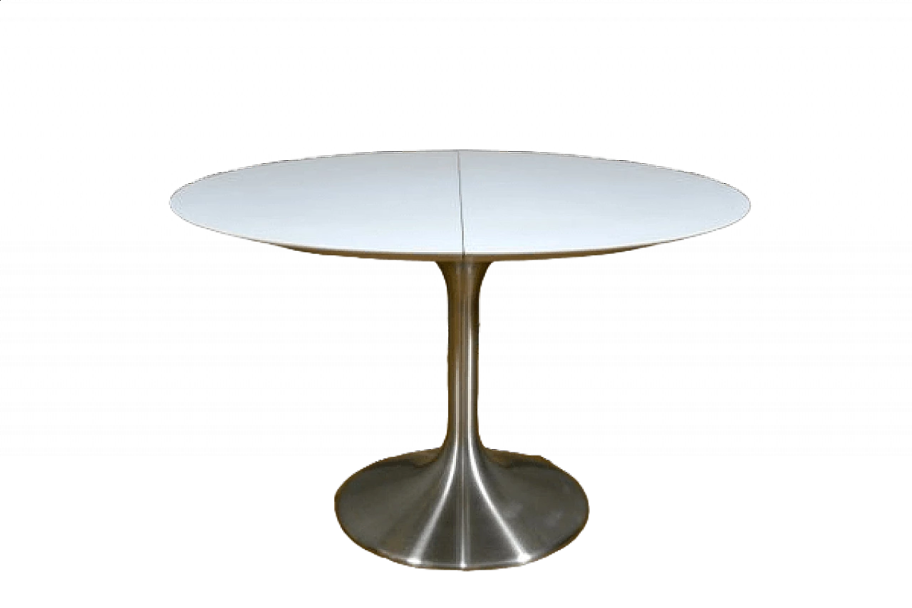Extendable dining table by Beppe Vida for NY Form, 1960s 12