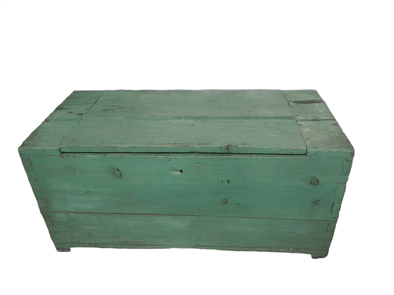 Chest in colored larch wood, 1950s 10