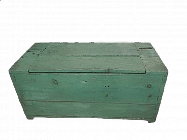 Chest in colored larch wood, 1950s