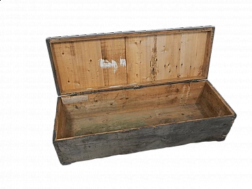 Baule in legno di abete verniciato, anni '40