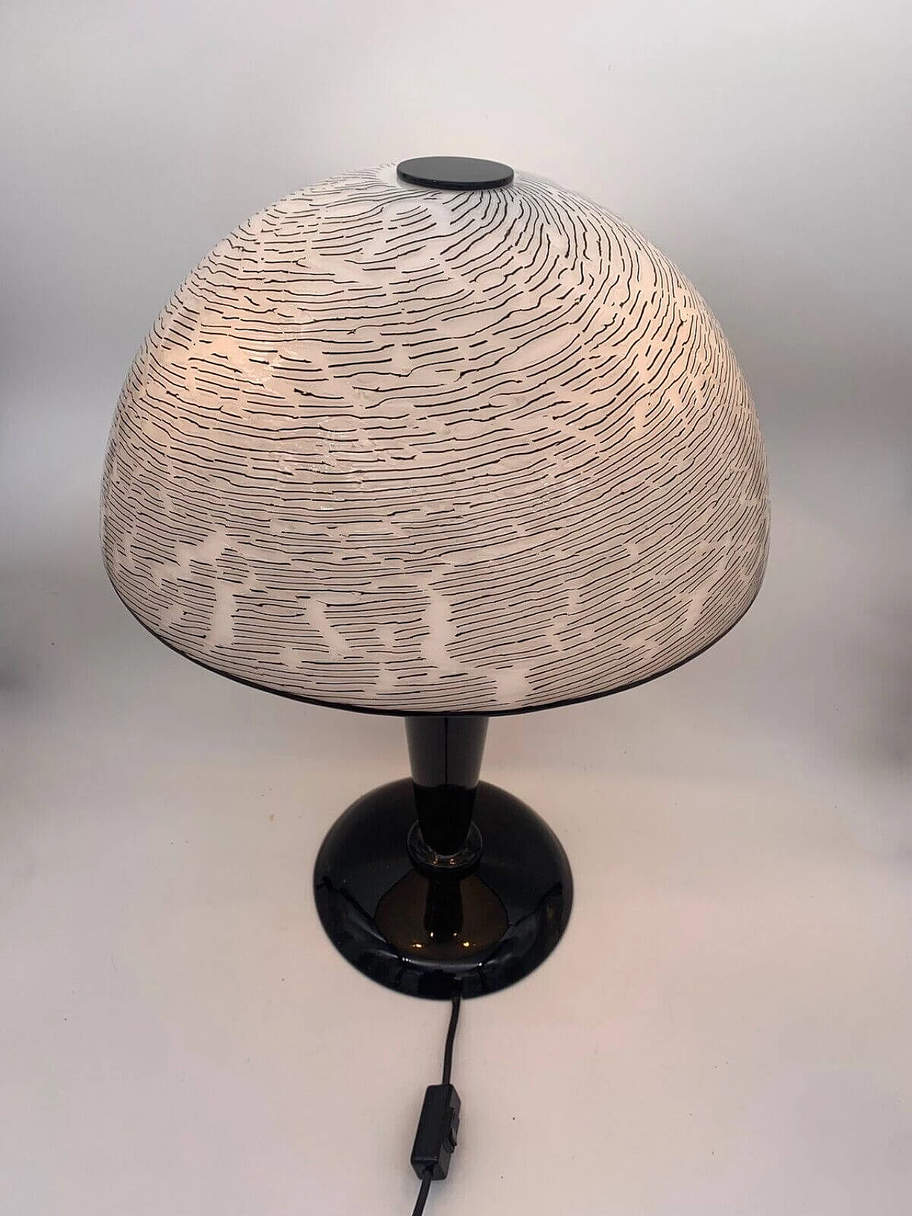 Lampada da tavolo in vetro di Murano di Effetre International, anni '70 1