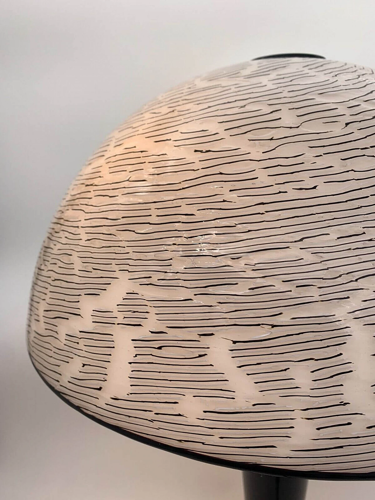 Lampada da tavolo in vetro di Murano di Effetre International, anni '70 2