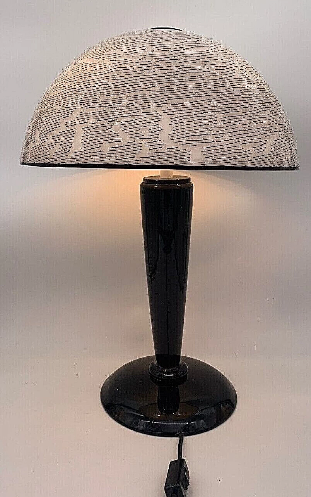 Lampada da tavolo in vetro di Murano di Effetre International, anni '70 7