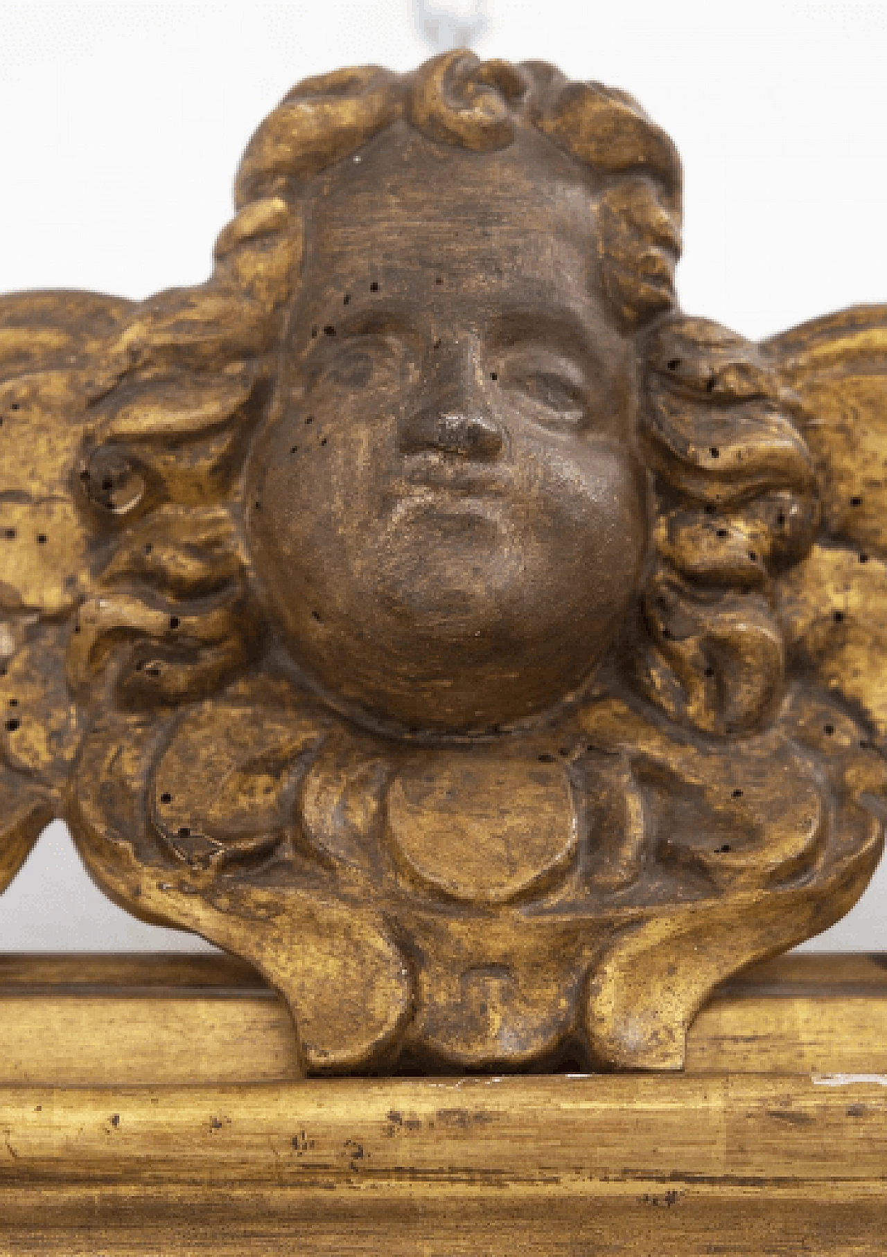 Specchio Barocco con cornice in legno dorato, '600 2