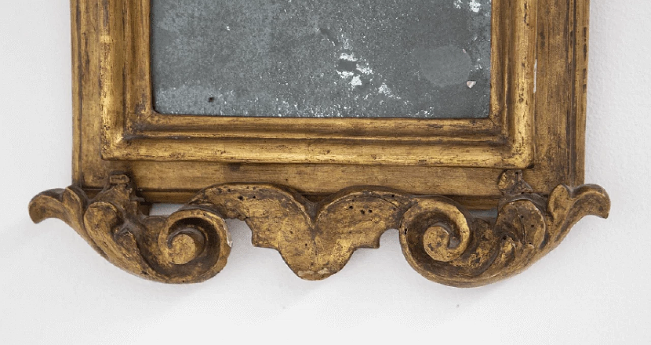 Specchio Barocco con cornice in legno dorato, '600 6