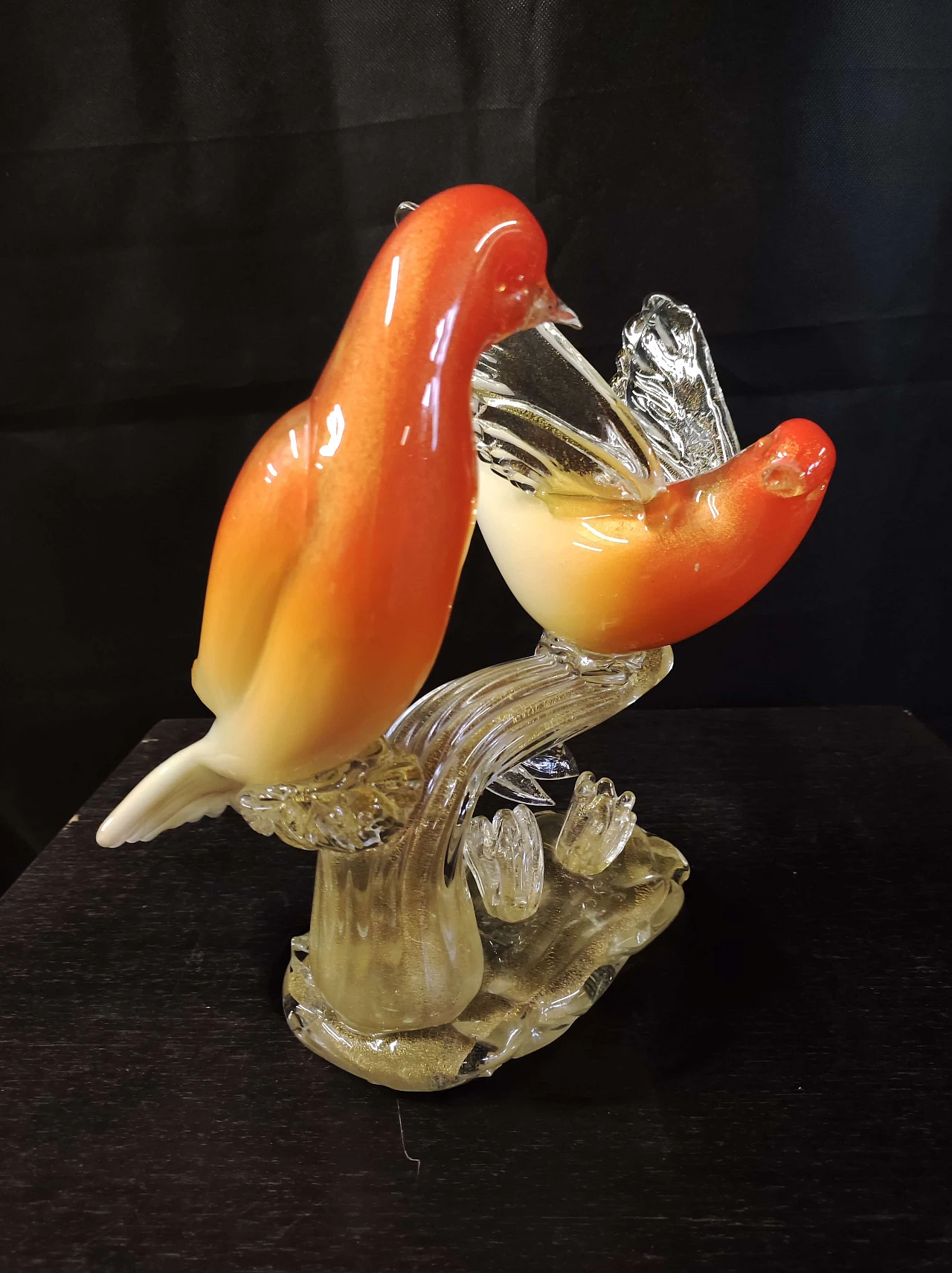 Birds in Murano glass by Salviati, 1990s 17