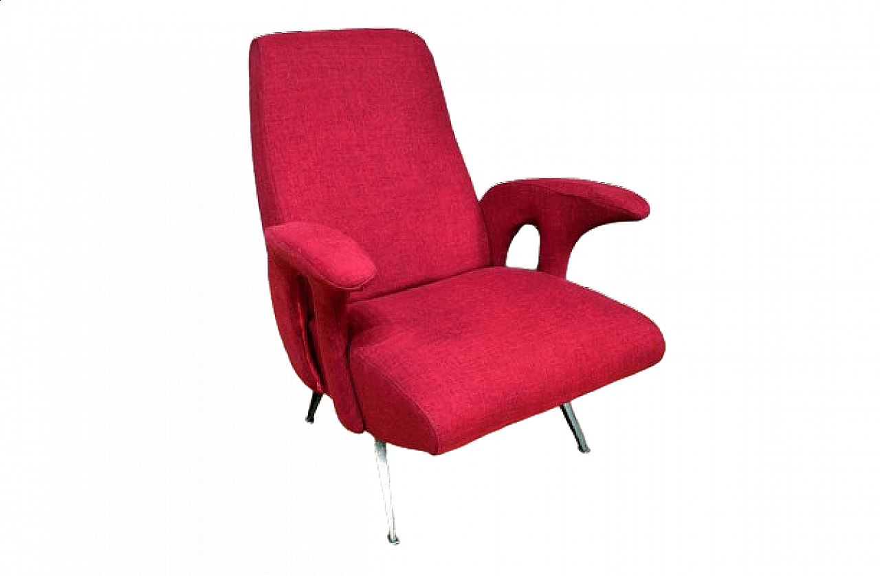 Armchair in fabric by Framar, 1960s 10