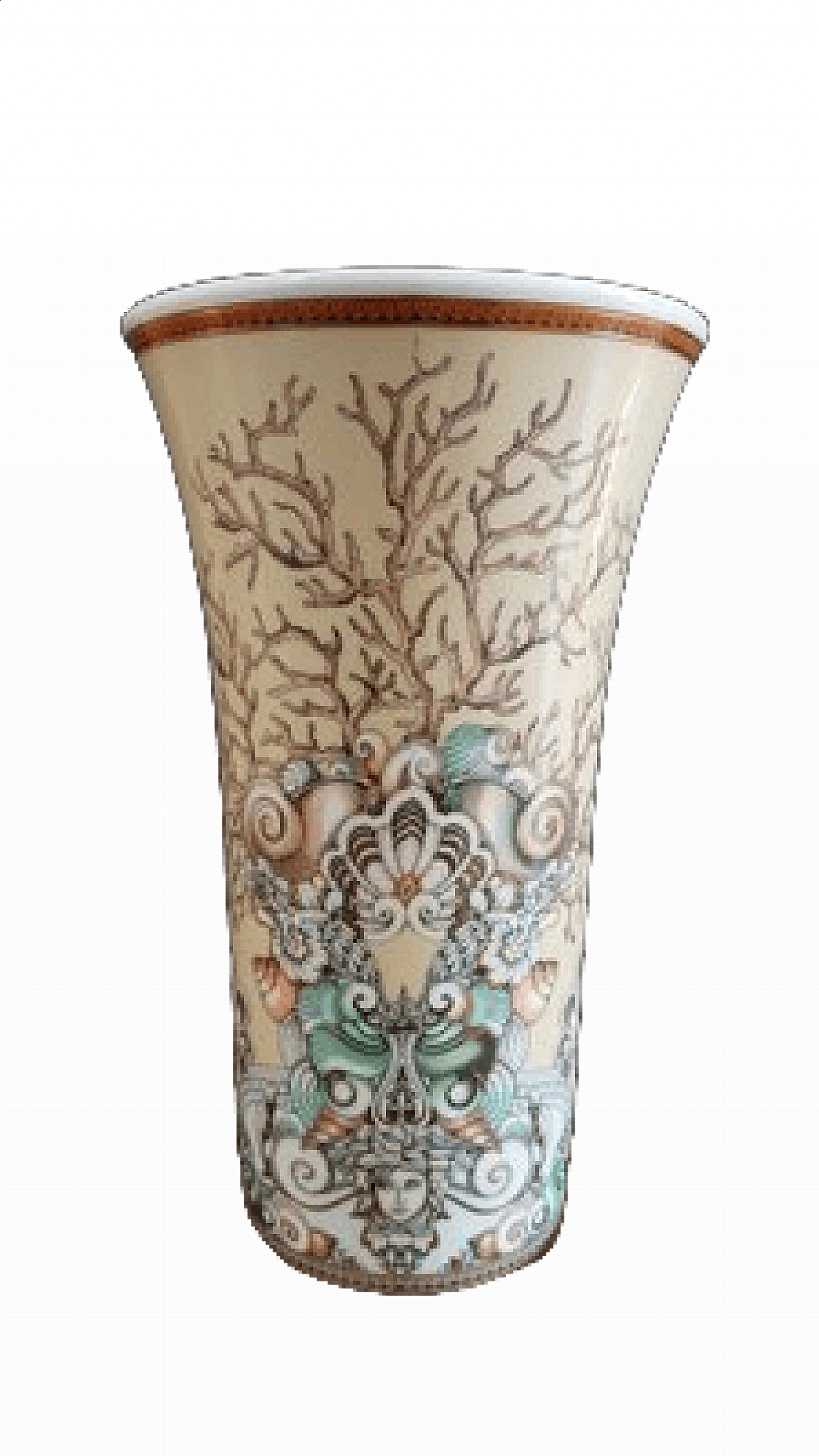 Vaso Les Étoiles de la Mer in ceramica di Versace per Rosenthal, anni '90 10