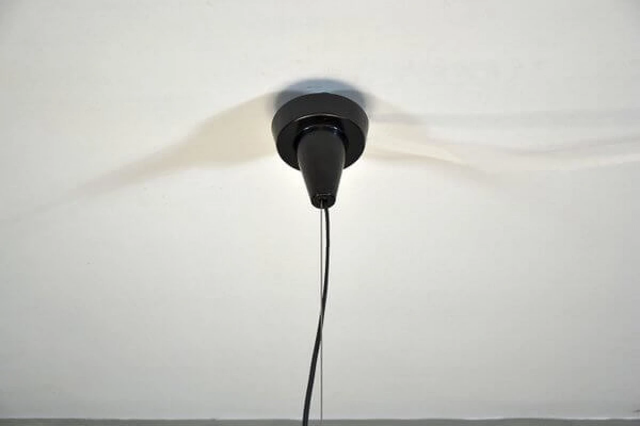 Lampada a sospensione Ufo in vetro, anni '50 5