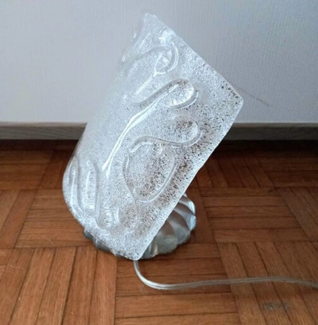 Lampada da tavolo in vetro di Vistosi 6