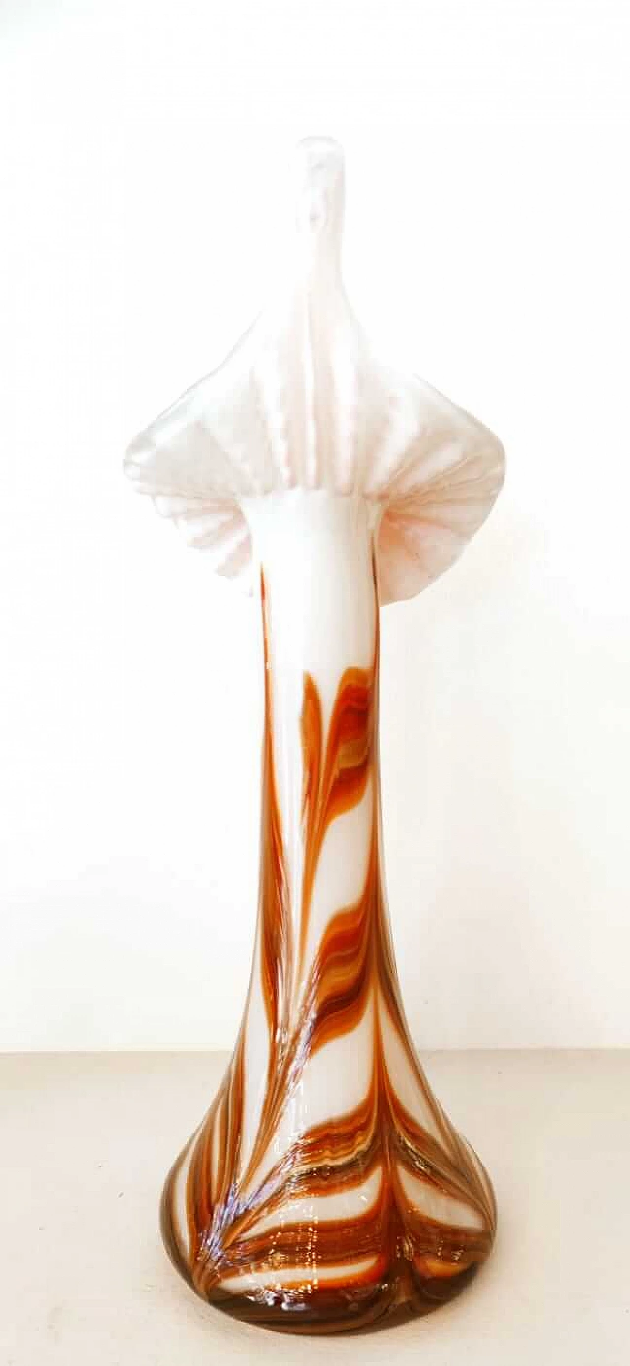 Vaso in vetro di Murano a forma di bulbo, anni '70 8