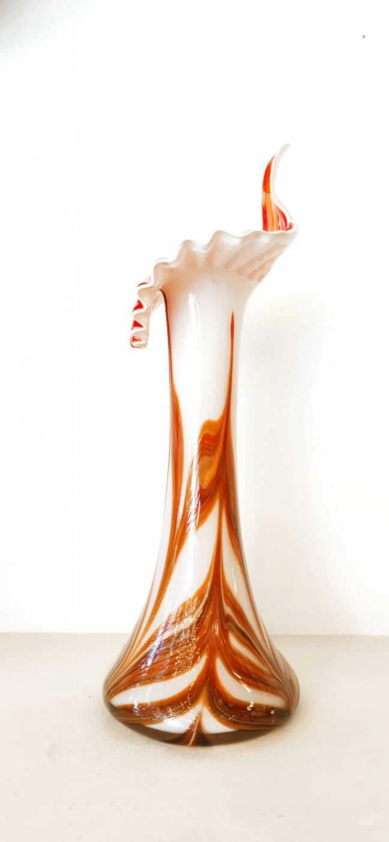 Bulb shaped vase in Murano glass, 1970s 9