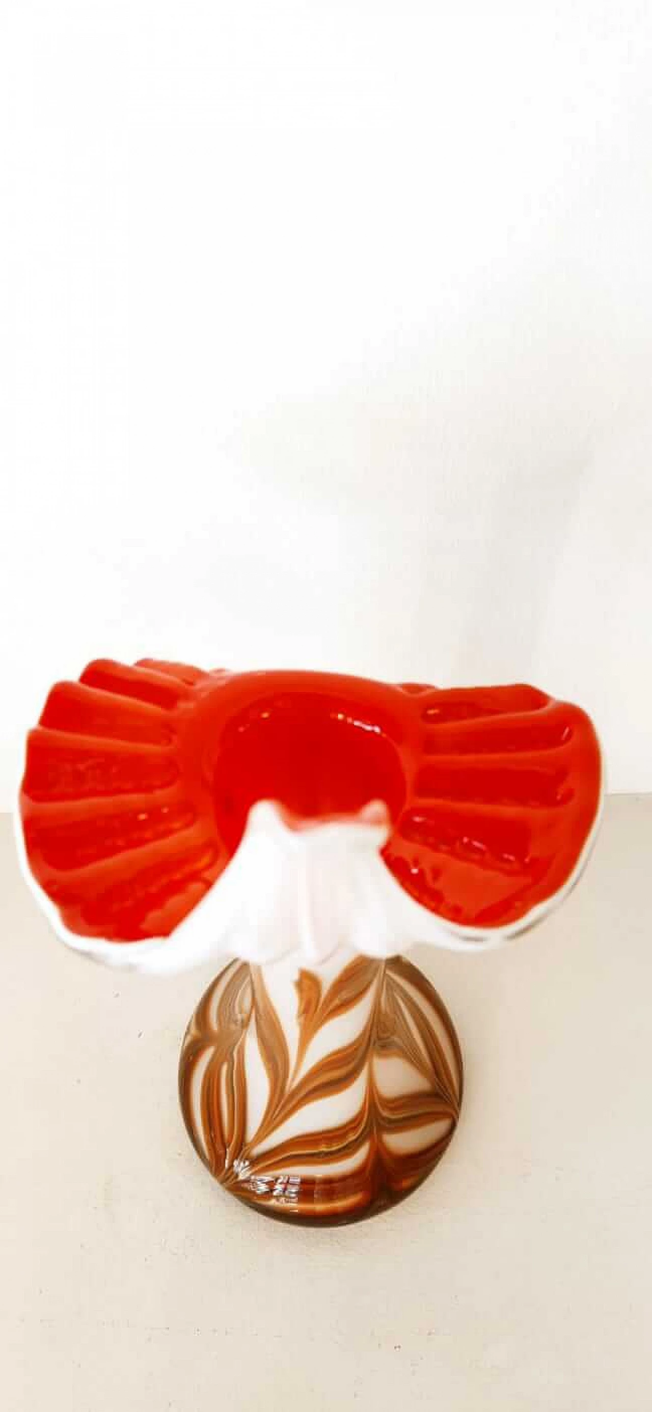 Vaso in vetro di Murano a forma di bulbo, anni '70 16