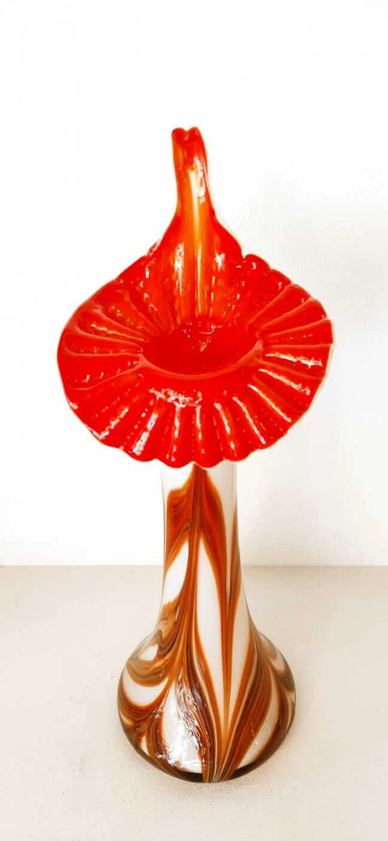 Bulb shaped vase in Murano glass, 1970s 19