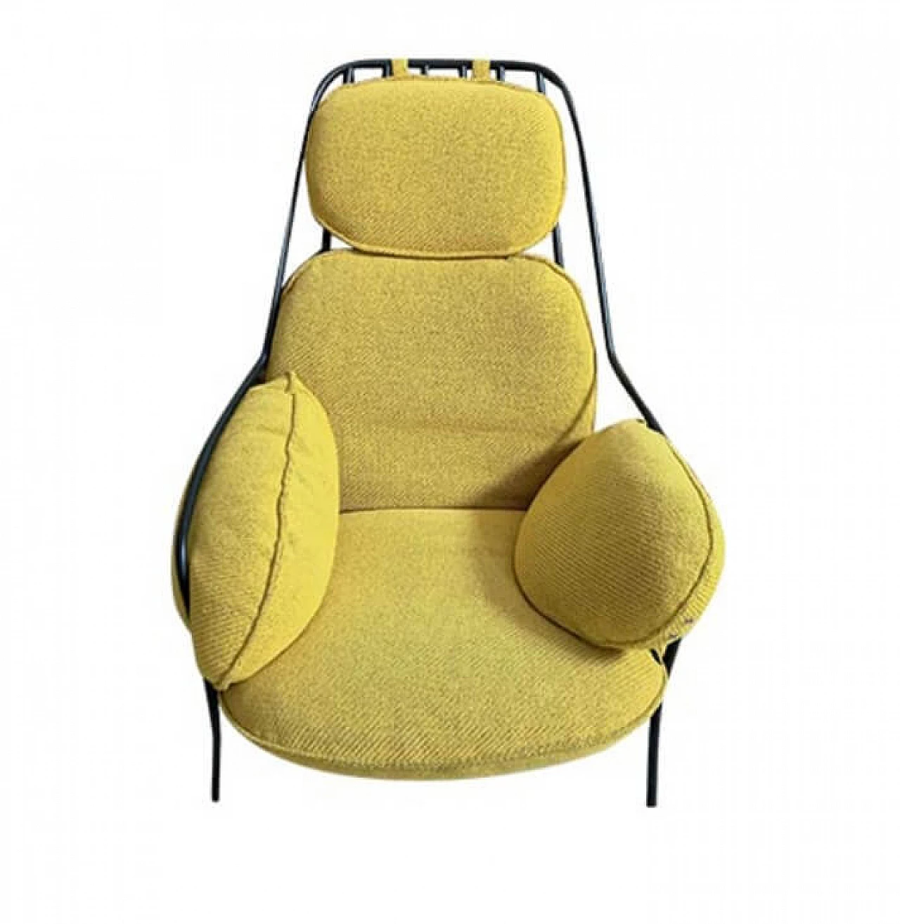 Paffuta armchair in wood and metal by Luca Nichetto 1