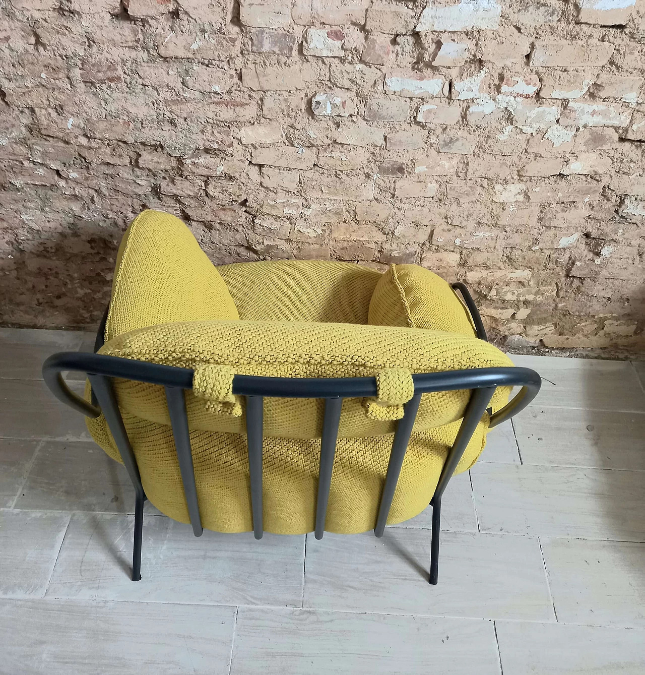 Paffuta armchair in wood and metal by Luca Nichetto 8