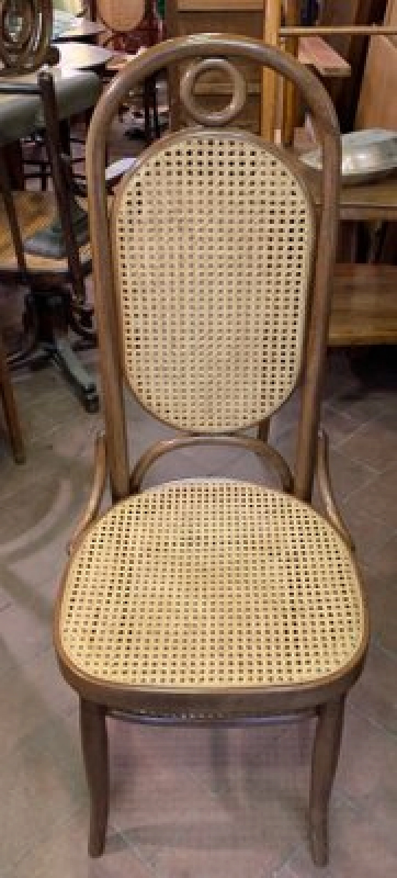 Bent beech chair number 17 by Thonet, late 19th century 1