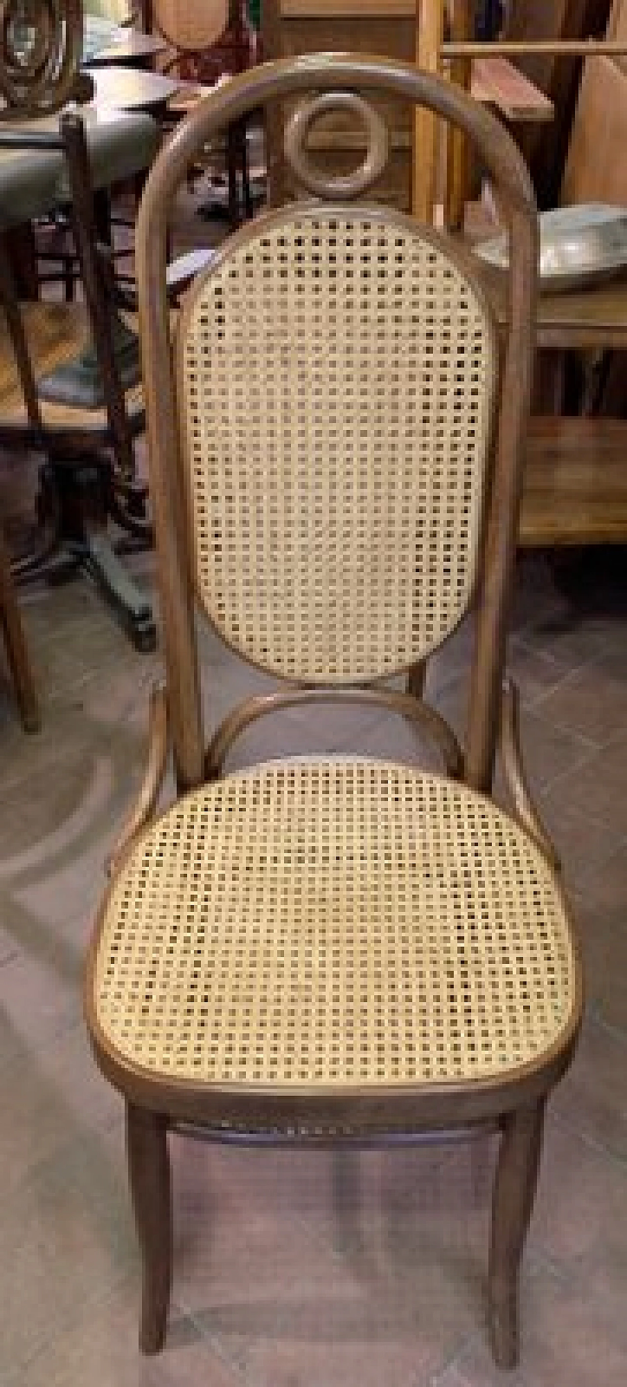 Sedia in faggio curvato numero 17 di Thonet, fine '800 1