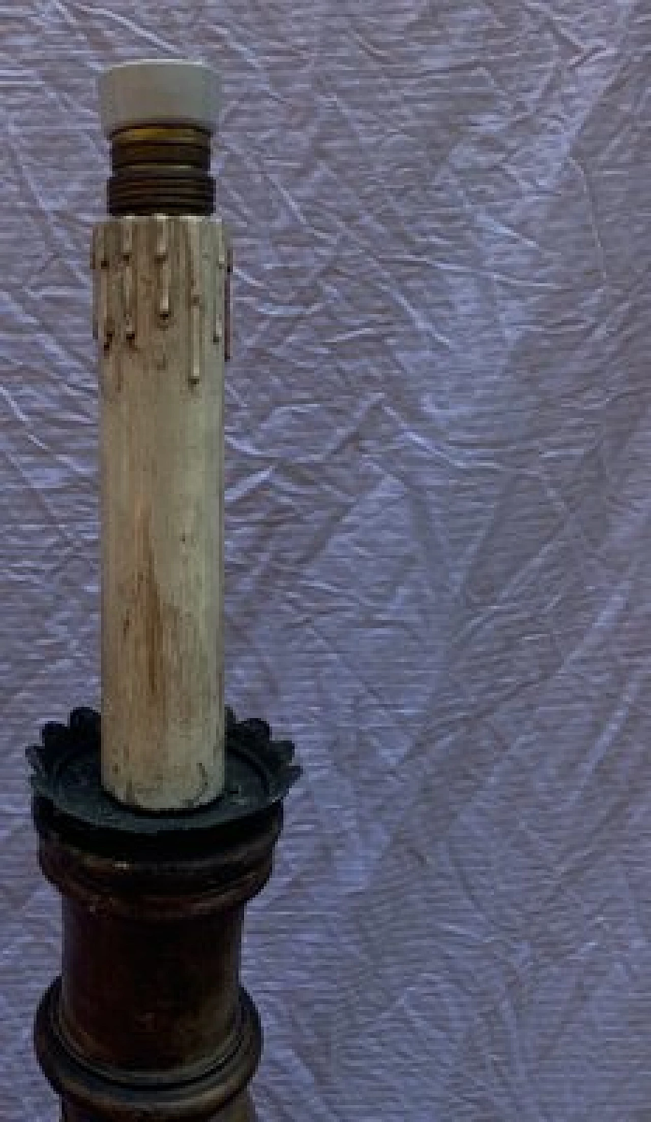 Coppia di lampade da terra tortili a candelabro, '800 6