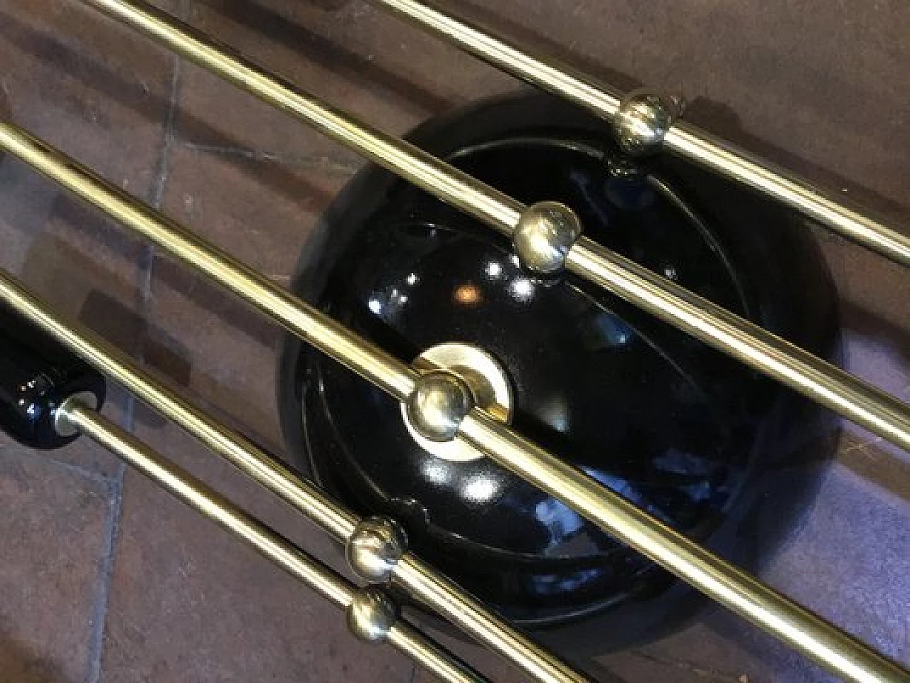 Art Deco wall sconce in metal, 1930s 2