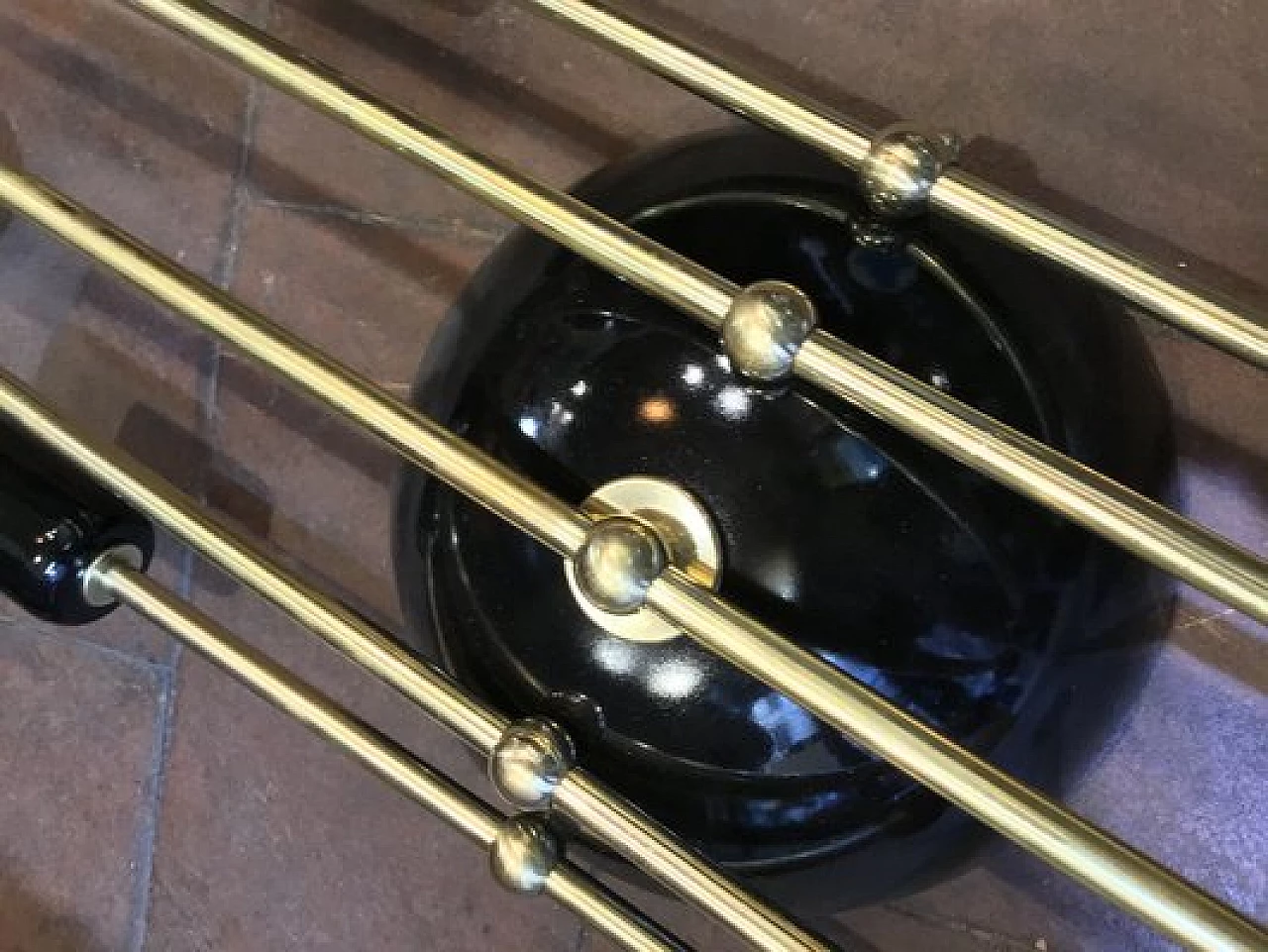 Art Deco wall sconce in metal, 1930s 6