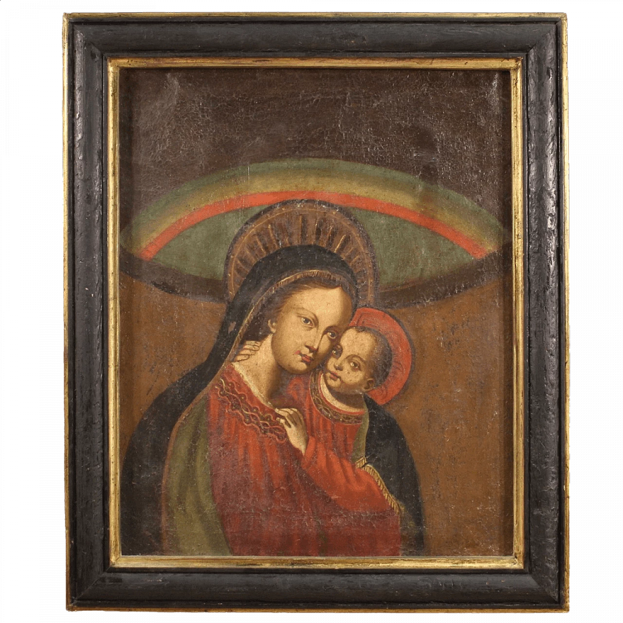 Madonna and Child, oil painting on canvas, 17th century | intOndo