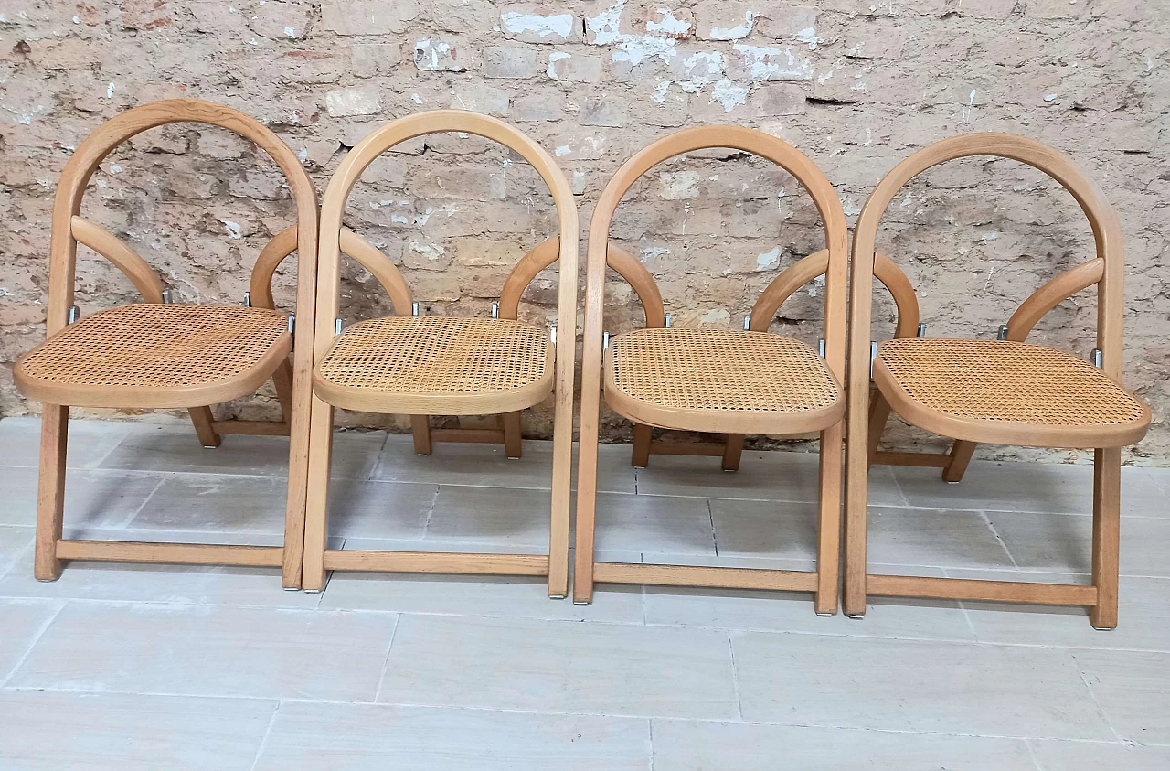 4 Arca chairs by Gigi Sabadin for Crassevig, 1970s 8
