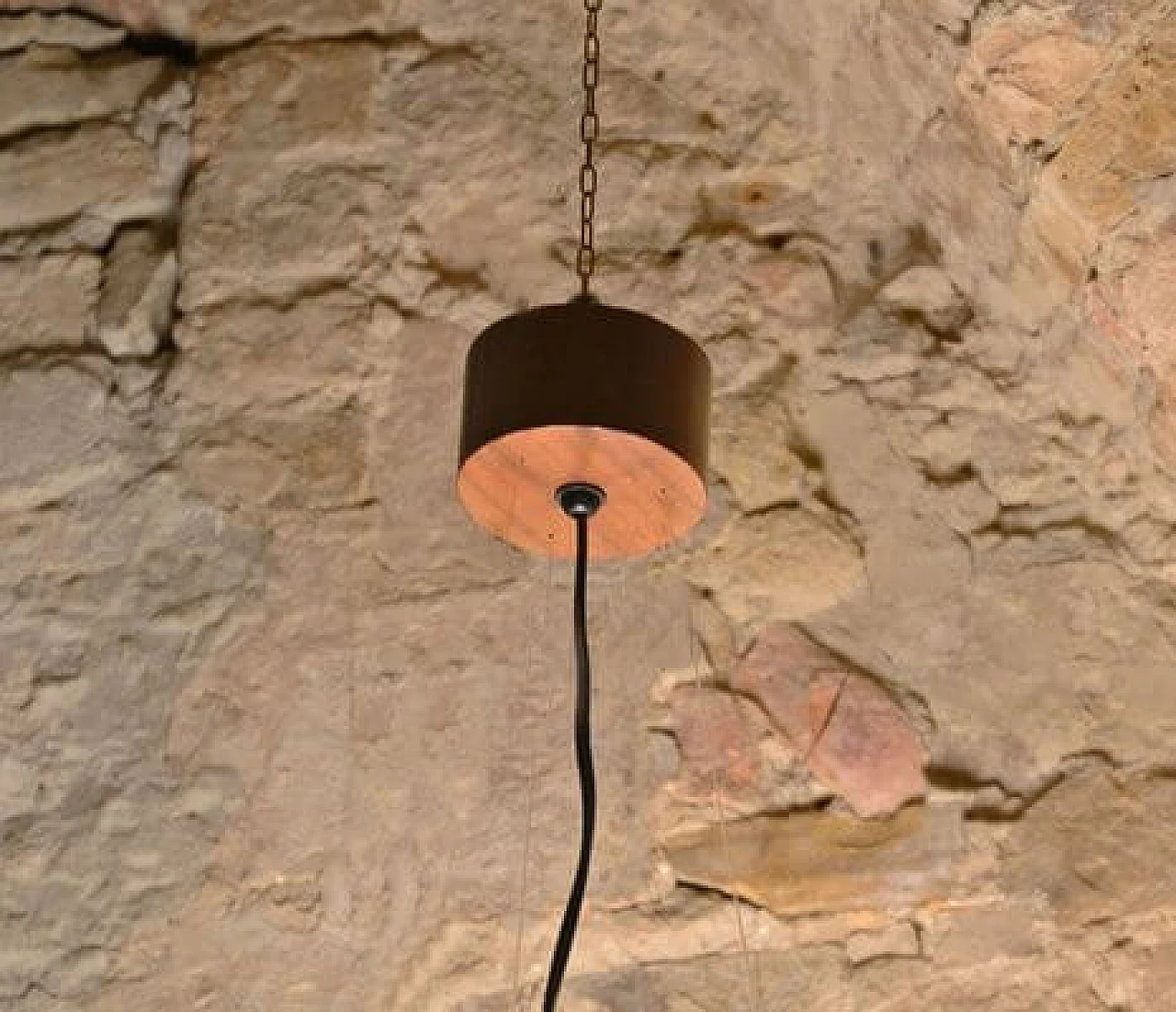 Ceiling lamp by Stilux Milano in rosewood and methacrylate, 1960s 4