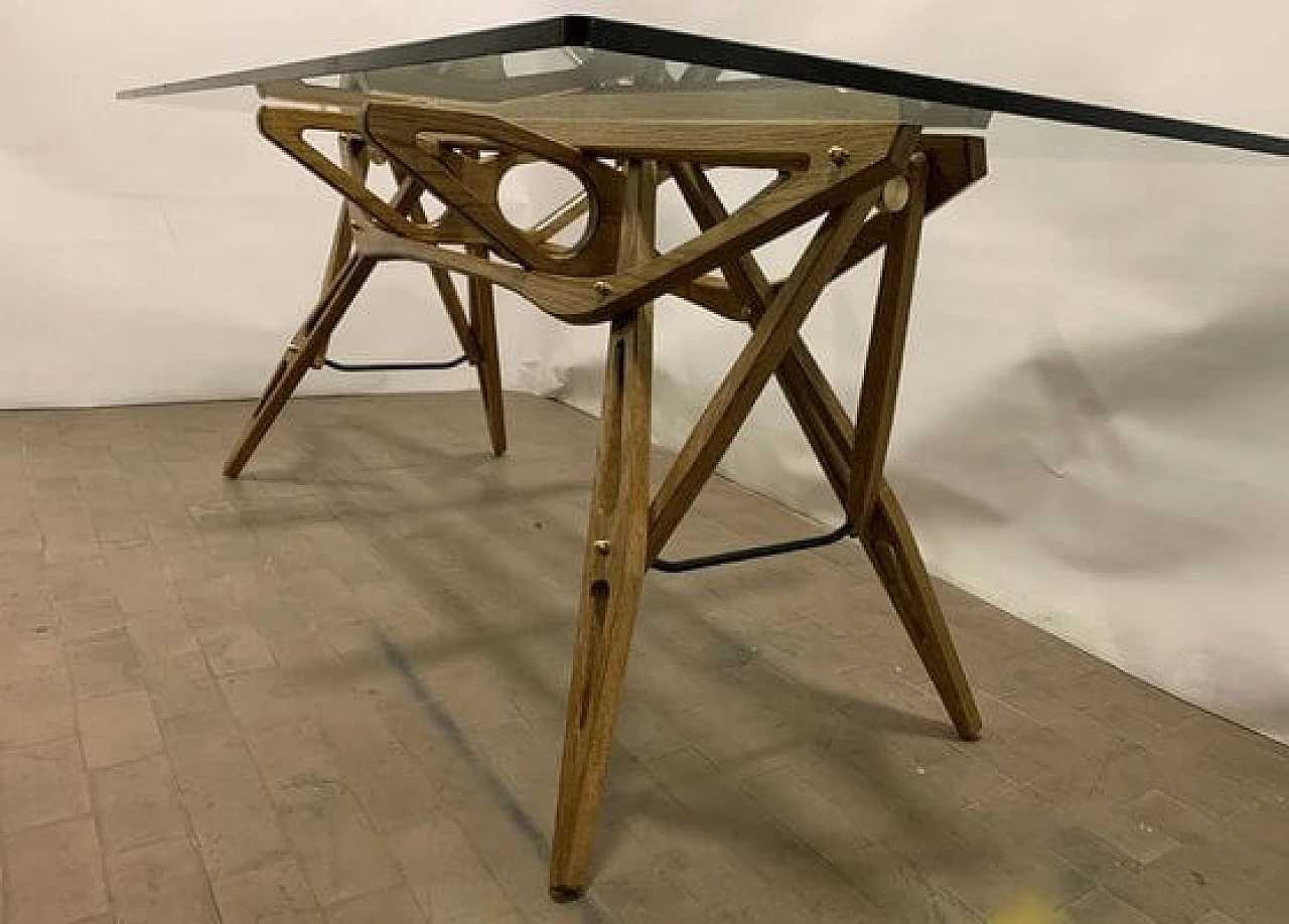 Dining table Reale by Carlo Mollino for Zanotta, 1980s 3