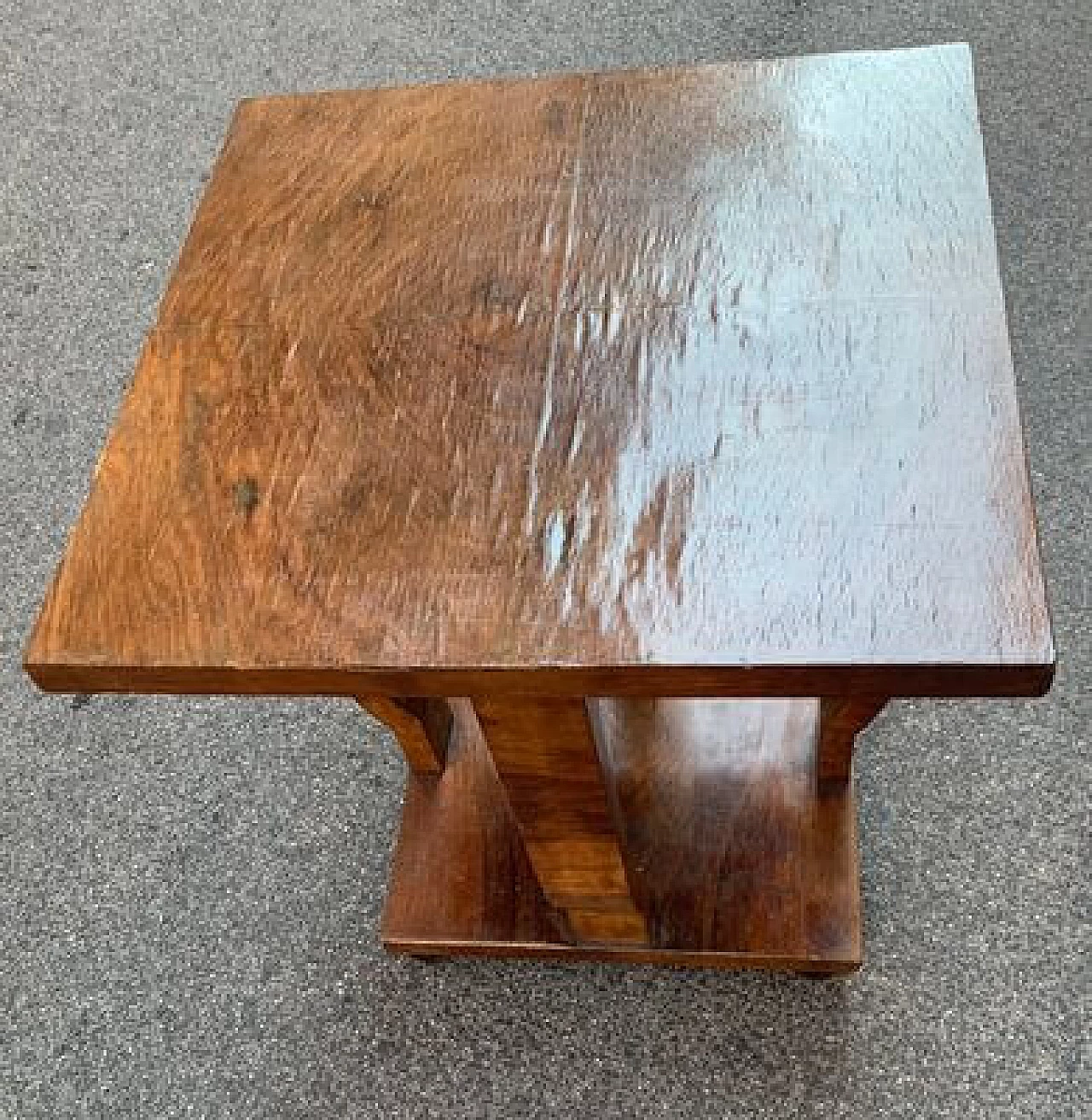 Art Deco style coffee table in briarwood, 1930s 2