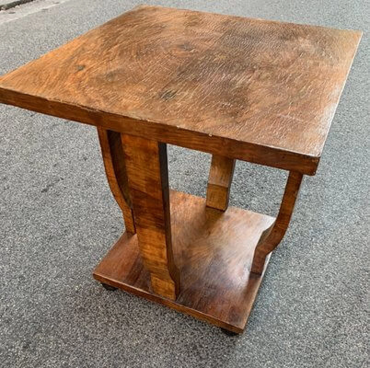 Art Deco style coffee table in briarwood, 1930s 3